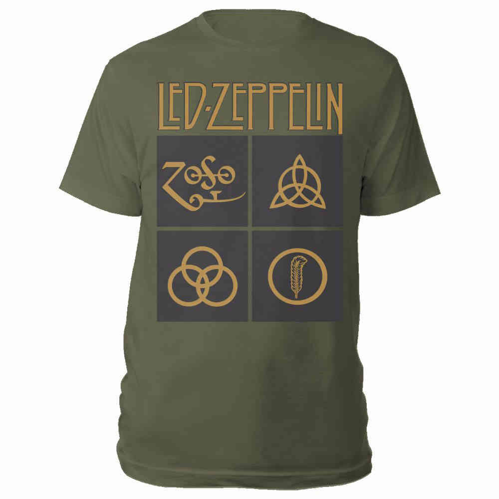 Led zeppelin t shirt herren best sale